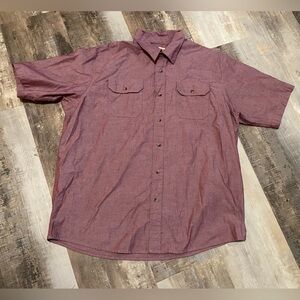 Wrangler Authentics button down short sleeve shirt